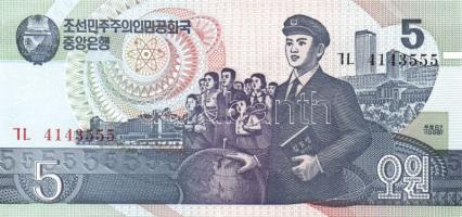 Észak-Korea 1978-1998. 14 klf bankjegy T:I