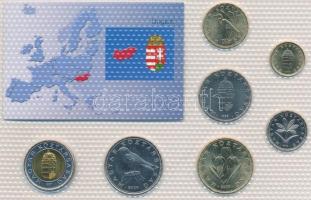 1997-2006. 1Ft-100Ft (7xklf) forgalmi összeállítás műanyag tokban, tanúsítvánnyal T:1-,2