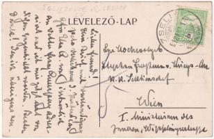 1913 Zselíz, Zeliezovce (Bars); Gróf Breunner kastély / castle