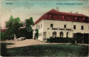 Bethlen, Beclean; Bethlen András gróf kastélya. Kajári István kiadása / castle (EK)