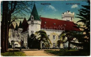 1922 Nagykároly, Carei; Gróf Károlyi kastély. Eigner Simon kiadása / castle (EK)