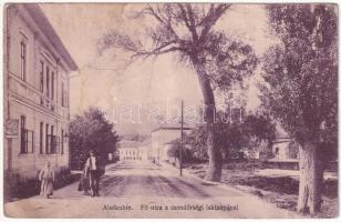 1914 Alsókubin, Dolny Kubín; Fő utca, Csendőrségi laktanya, eredeti Singer varrógépek / main street, Gendarme barracks (fa)