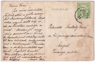 1914 Alsókubin, Dolny Kubín; Fő utca, Csendőrségi laktanya, eredeti Singer varrógépek / main street,...