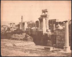 cca 1900 Athén, Kerameikos, nagyméretű fotó, 28x22 cm / Athens, Kerameikos, large-size photo, 28x22 cm