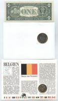 Amerikai Egyesült Államok 2003. 1$ "Rosario Marin - John William Snow" + Belgium 1971. 10F...