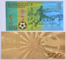 Oroszország 2021. 100R "EURO 2020 - Puskás Aréna, Budapest" műanyag fantáziakiadás + 2021....