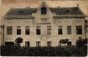 1910 Nyíregyháza, M. kir. csendőrségi laktanya. Deutsch M. kiadása (b)
