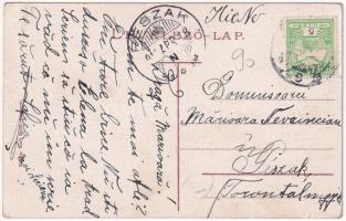 1912 Temesvár, Timisoara; Józsefváros, Küttel tér, üzletek. Gerő Manó kiadása (W.L. ?) / Iosefin, sq...