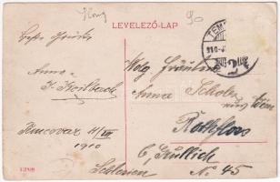 1910 Temesvár, Timisoara; Szent György tér, lovaskocsik, Leitenbor József, takarékpénztár, Gresham ü...