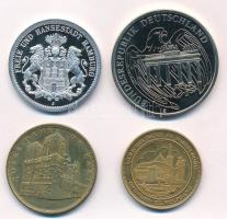 4db klf német és francia Br emlékérem, közte "Potsdam 1000 éves", 2011. "Párizsi Notr...