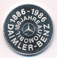 Német Szövetségi Köztársaság 1989. Daimler-Benz - 100 éves az autómobil jelzett Ag emlékérem (25,04g/0.999/40mm) T:PP FRG 1989. Daimler-Benz - 100 Years of the car mobile hallmarked Ag commemorative medallion (25,04g/0.999/40mm) C:PP