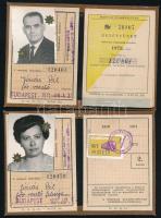 1972 Férj és feleség MÁVAG utazási kedvezményi igazolvány