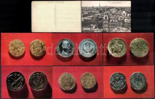 5 db RÉGI képeslapos füzet és leporello / 5 pre-1945 postcard booklets and leporellos (Paris, Berlin...