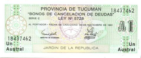 Argentína 13 klf modern bankjegy T:I