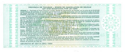 Argentína 13 klf modern bankjegy T:I