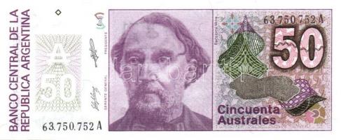 Argentína 13 klf modern bankjegy T:I