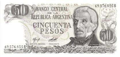 Argentína 13 klf modern bankjegy T:I