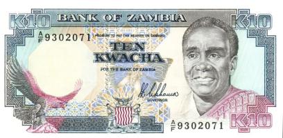 Zambia 8 klf modern bankjegy T:I