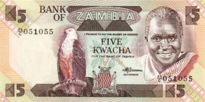 Zambia 8 klf modern bankjegy T:I