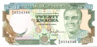 Zambia 8 klf modern bankjegy T:I