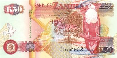 Zambia 8 klf modern bankjegy T:I