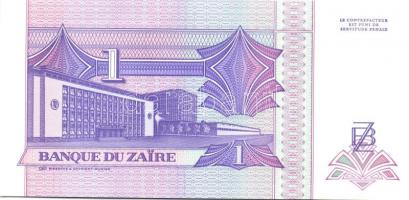 Kongó-Zaire 1985-1995. 10 klf bankjegy T:I