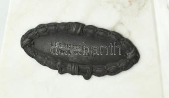 Kerényi Jenő (1908-1975): Botond. Patinázott, öntött bronz, márványtalpon (felirat: LOK. tiszteletdí...