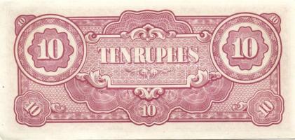 Japán megszállások /Kelet-Ázsia II.vh. 10 klf bankjegy T:I,I-, II(2x)