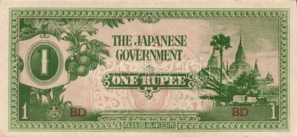 Japán megszállások /Kelet-Ázsia II.vh. 10 klf bankjegy T:I,I-, II(2x)