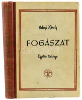 Balogh Károly: Fogászat. Bp., 1958, Medicina. Harmadik kiadás. Számos fekete-fehér és színes fotóval, ábrával illusztrálva. Kiadói félvászon-kötés, kissé sérült, kopott borítóval és gerinccel. Megjelent 4710 példányban.