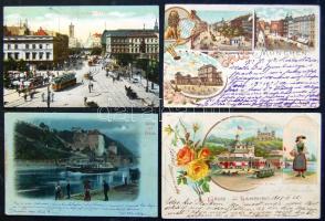 NÉMETORSZÁG / GERMANY 143 régi lap jobbakkal / 143 old cards with better ones