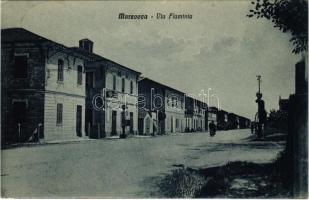 1931 Marzocca, Via Flaminia, Motor Oil / street, gas station