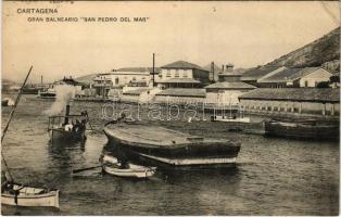 Cartagena, Gran Balneario San Pedo del Mar / port, ships (EK)