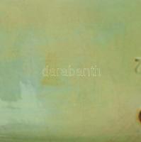 Zsolnay vetkőző akt, eozin mázas, jelzett, hibátlan. m: 26 cm