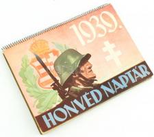 1939 Honvéd Naptár, sok képpel illusztrálva