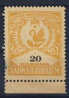 Sarkadi irredenta illeték bélyeg