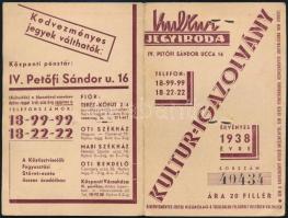 1937 Nemzeti Sportuszoda fényképes igazolvány