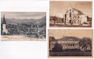 3 db RÉGI erdélyi képeslap / 3 pre-1945 Transylvanian postcards