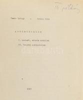 cca 1950-1980 Petrik Ottó közlekedésmérnök hagyatéka: levelezése, vasút történeti fotók, kéziratok, ...