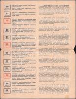 cca 1940 Meinl Gyula háztartási tanácsadó receptek. 4 p szakadozott