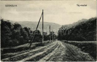 1924 Szokolya, Táj részlet. Hangya szövetkezet kiadása (EK)