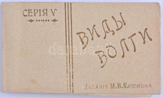 Serie V - Orosz képeslapfüzet 14 képeslappal / Pre-1945 Russian postcard booklet with 14 postcards