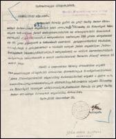 1920 Győri alispán által kiadott vadászati, vadmérgezési engedély részletezve a gyógyszertárból kiut...