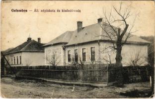 Galambos, Holubina, Holubyne (Szolyva); Állami népiskola és kisdedóvoda / school and nursery (EK)