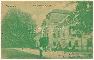 1925 Nagycenk, Gróf Széchenyi kastély. Schummel Károly kiadása (EK)