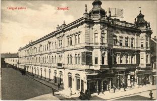 1910 Szeged, Lengyel-palota, üzletek, Kobrak cipőraktár. Grünwald Hermann kiadása (ragasztónyom / glue mark)