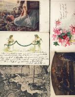200 vegyes régi motívum képeslap / 200 old mixed thematic cards