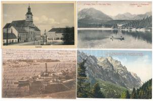 4 db RÉGI felvidéki képeslap / 4 pre-1945 Upper Hungarian (now Slovakian) postcards