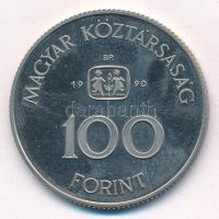 1990. 100Ft Cu-Ni "SOS Gyermekfalu" T:PP ujjlenyomat, fo.
Adamo EM117