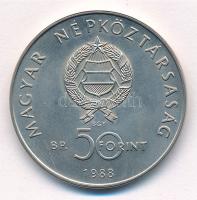 1988. 50Ft "Világ Vadvédelmi Alap II. - Kékvércse" T:BU Adamo EM101